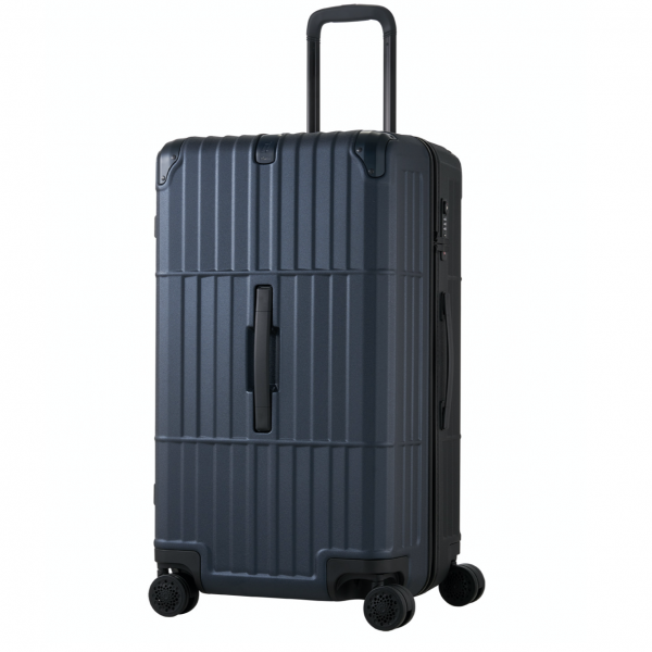 DEPARTURE 深藍＋黑色+Topas20吋鋁鎂合金登機箱