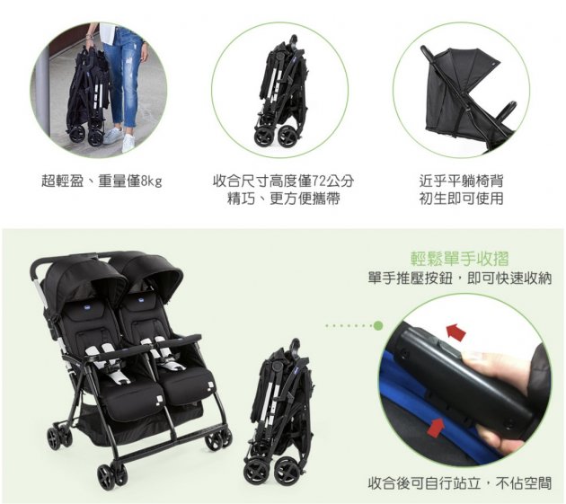 CHICCO OHLALA雙寶推車 3